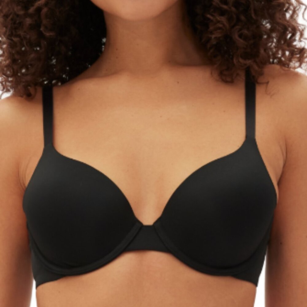 Gap Body Women's Everyday Essentials T-Shirt Bra True Black 34A